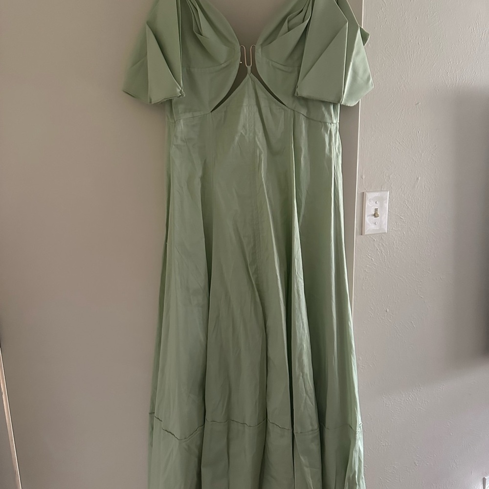 Cult Gaia Light Green Midi Dress - Picture 6 of 7